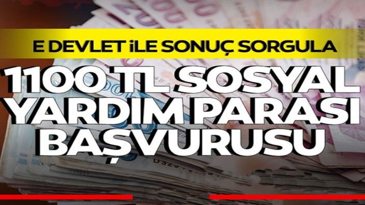 İşte Tüm Detaylar...1100 TL yardım parası kimlere ödenecek? Sosyal yardım başvurusu yapılıyor mu?