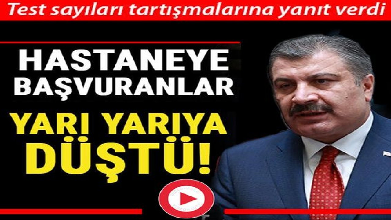 Son dakika... Video Haber...Test sayısı tartışması! Sağlık Bakanı Koca: Asılsız ve iyi niyetli değil