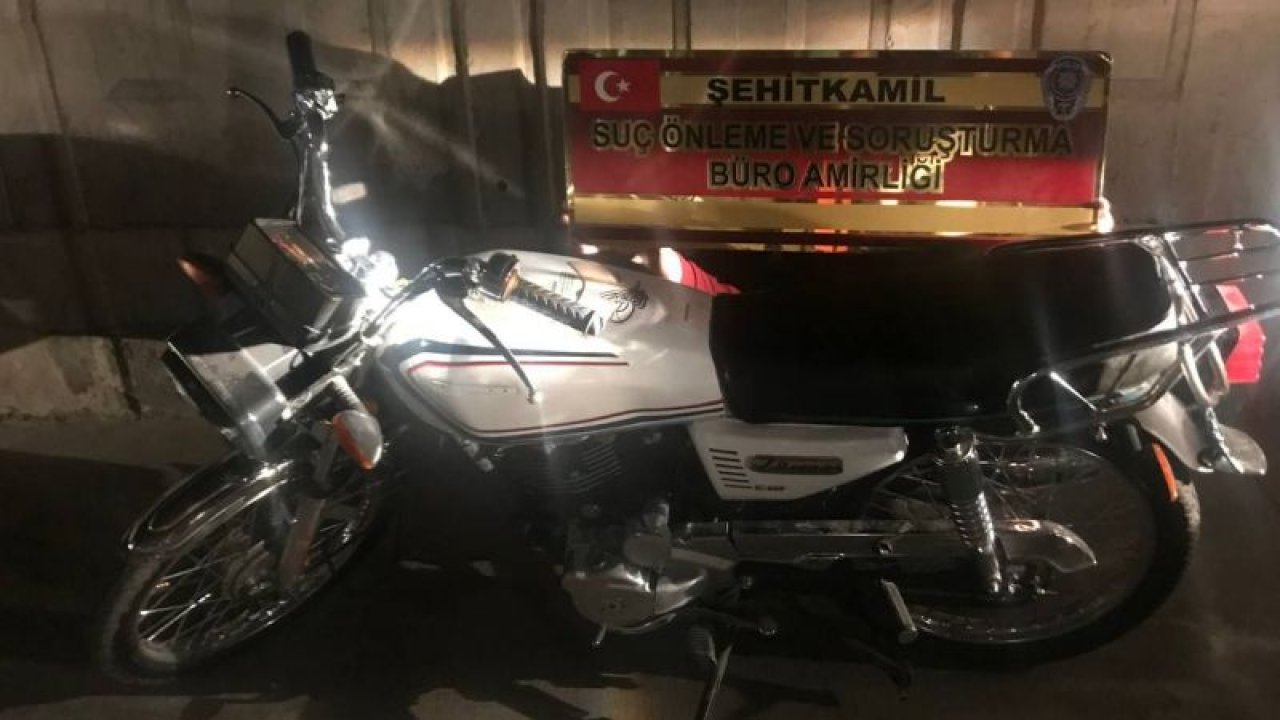Motorsiklet hırsızı yakalandı