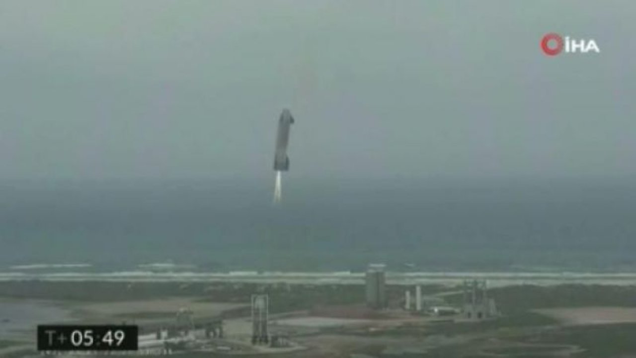 SpaceX'in uzay mekiği Starship'in prototipi 5. denemede başarılı şekilde yere indi