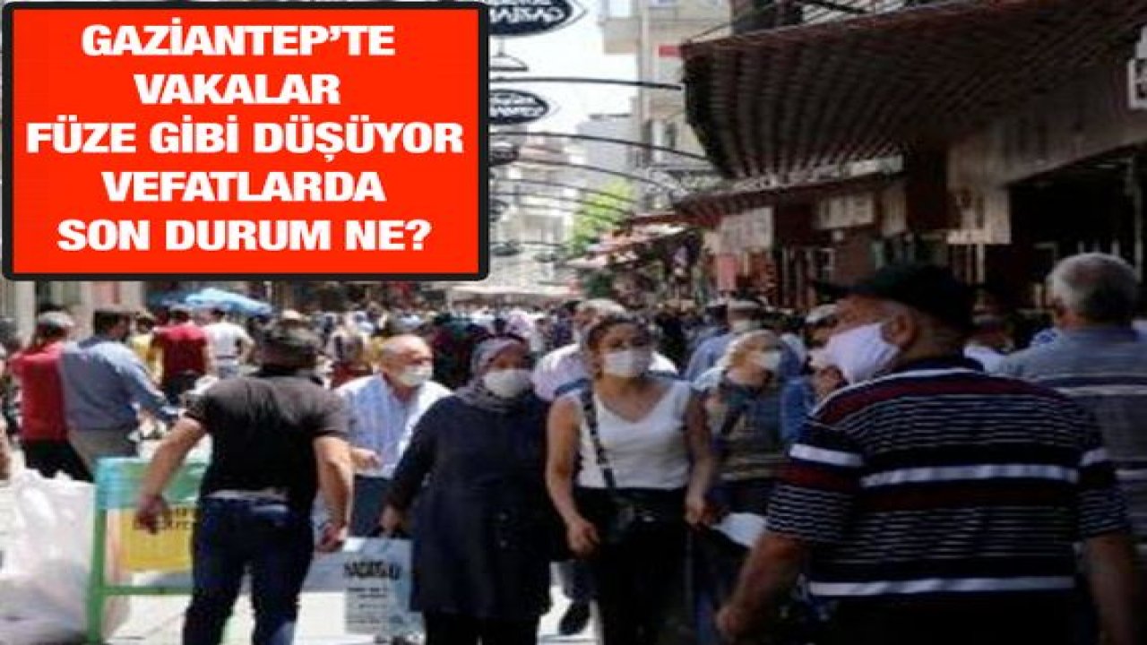 Gaziantep’te vakalar füze gibi düşüyor, vefatlarda son durum ne?