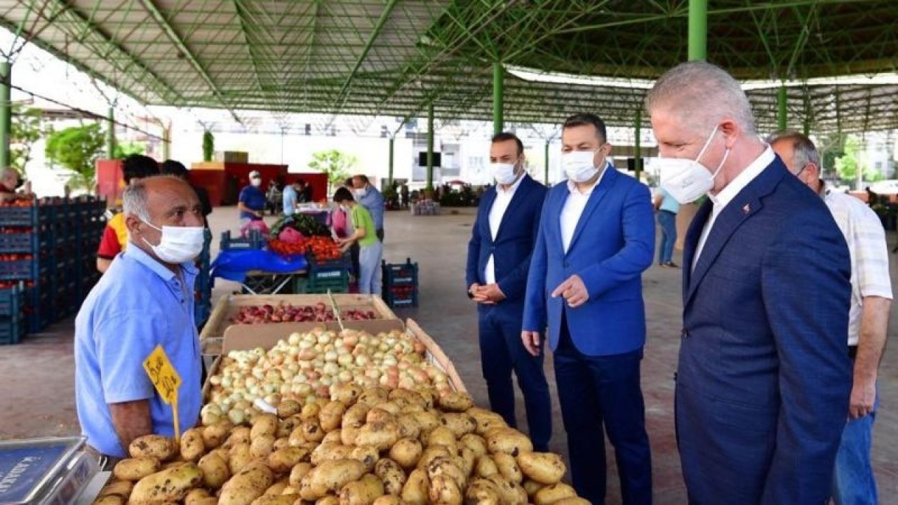 Val Gül Semt Pazarlarını Denetledi