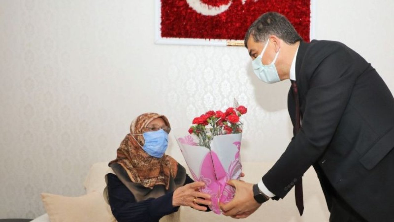 Fadıloğlu, şehit annesinin anneler gününü kutladı