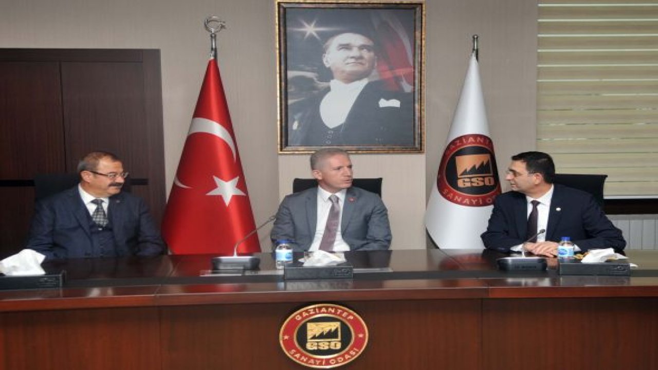 VALİ DAVUT GÜL'DEN GSO'YA ZİYARET