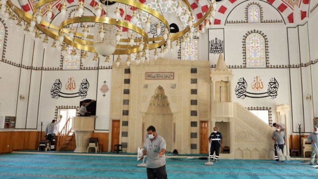 Şehitkamil’de camiler bayram namazına hazır