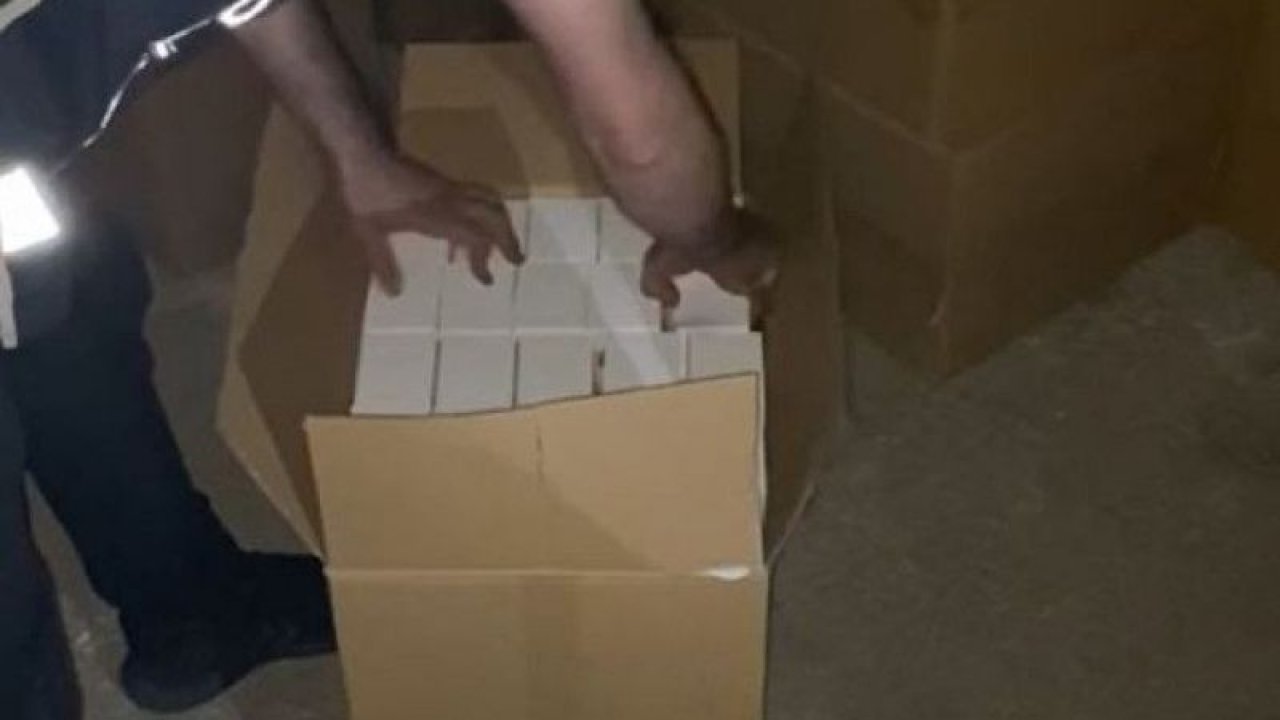 Video Haber...Gaziantep’te 470 bin kaçak makaron ele geçirildi