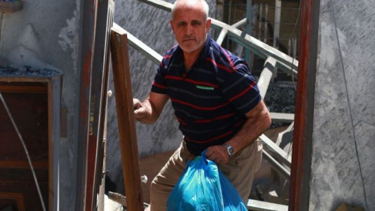 Gazze'de 16 kişilik aile evsiz kaldı