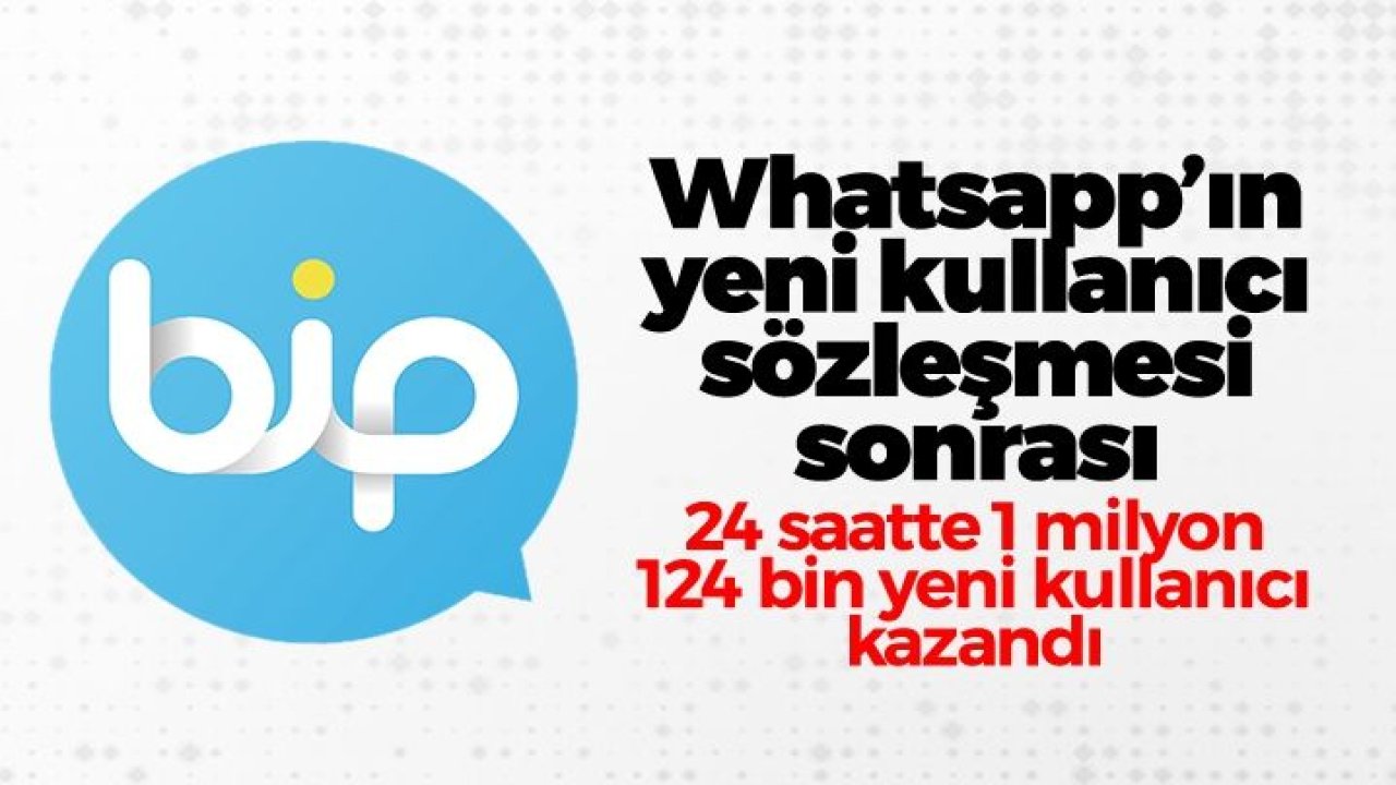 Türk mühendislerinin geliştirdiği BiP uygulamasına son 24 saatte 1 milyon 124 bin yeni kullanıcı