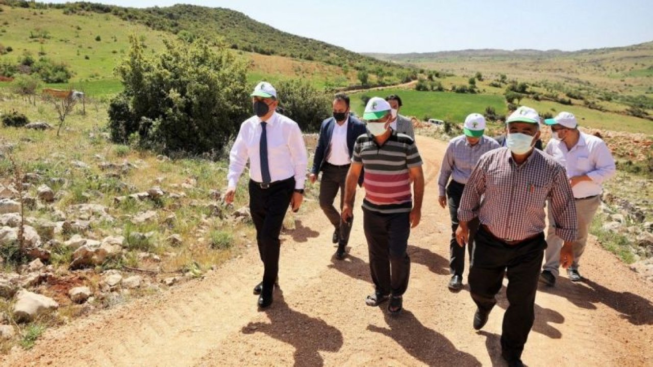 Şehitkamil’den arazi yolu çalışması