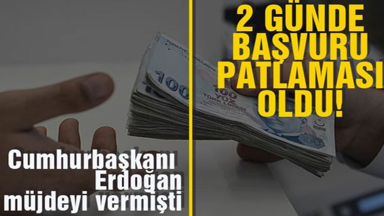 Esnafa hibe desteğine 2 günde 565 bin kişi başvurdu