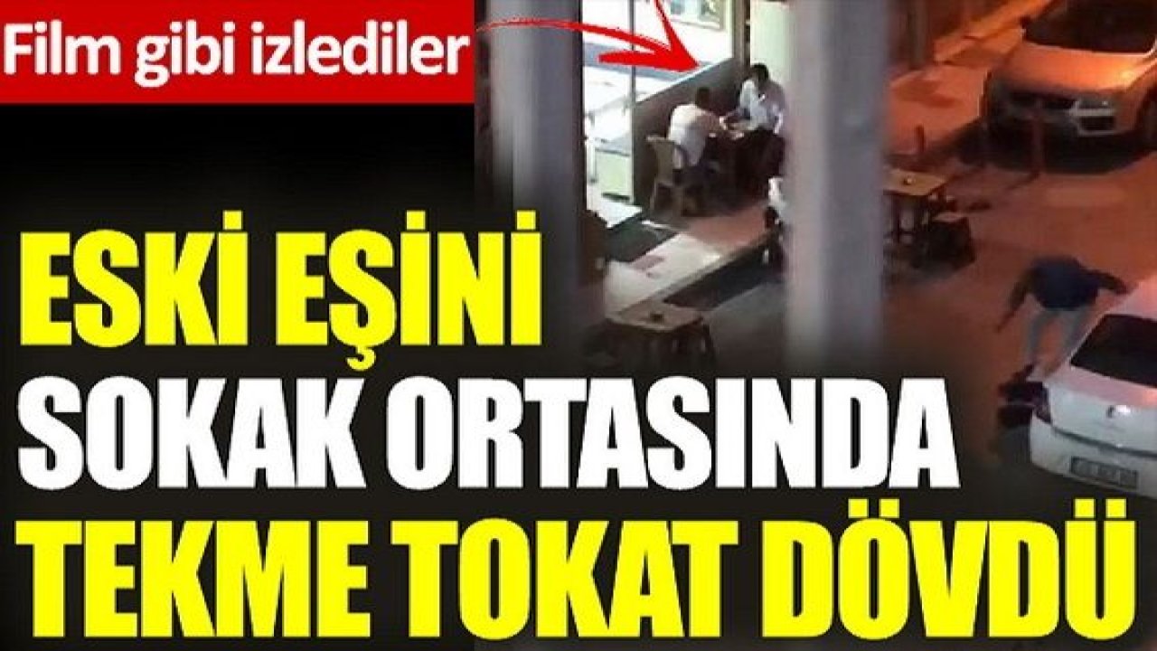 Video Haber...Eski eşini sokak ortasında tekme tokat dövdü, adli kontrol şartıyla serbest bırakıldı