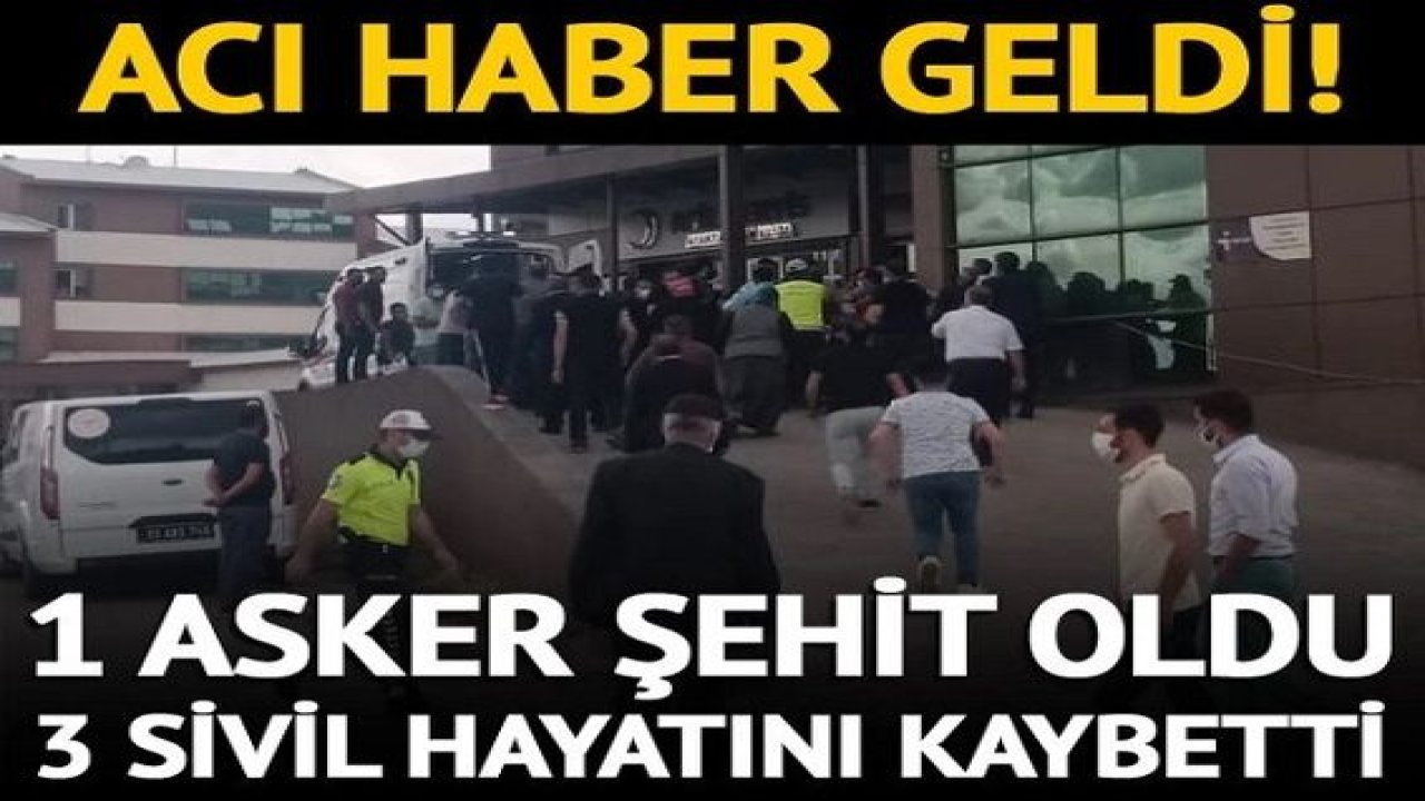 Video Haber...Askeri araç şarampole yuvarlandı: 1 asker şehit oldu, 3 sivil hayatını kaybetti