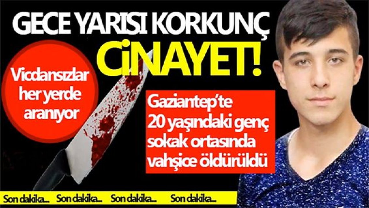Video Haber....Kanlı Hesaplaşma...20 Yaşındaki Genç Cinayet Kurbanı