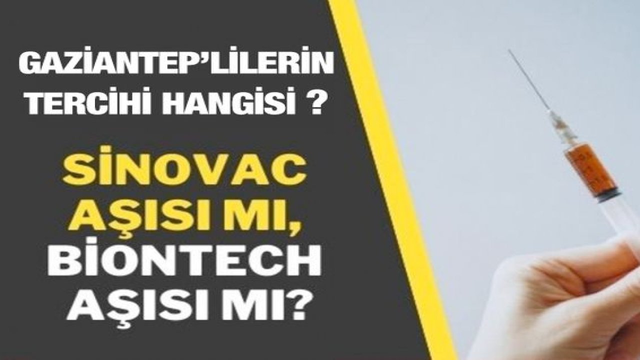 Gaziantep Aşıda Ne Durumda? Gaziantepliler hangi aşıyı daha çok tercih ediyor?