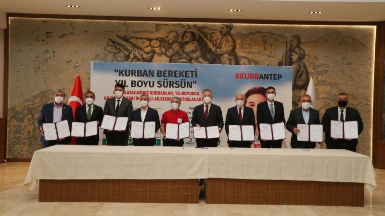 Şahinbey'den ‘KurbanAntep’ projesine destek