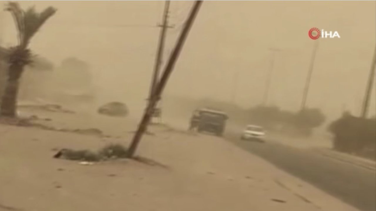 Irak’ın güneyini kum fırtınası vurdu