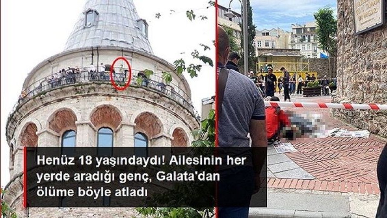 Son Dakika...Video Haber...İşte O Görüntüler! 18 yaşındaki genç  atlayarak intihar etti