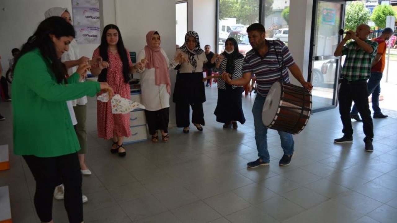 Gaziantep'te 34 yıllık esnaf, davullu zurnalı kutlamayla emekliye ayrıldı