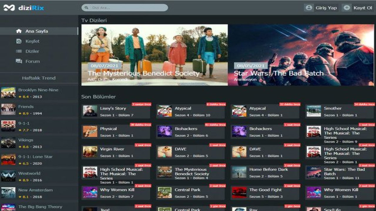 Yabancı dizi izle Dizirix.net