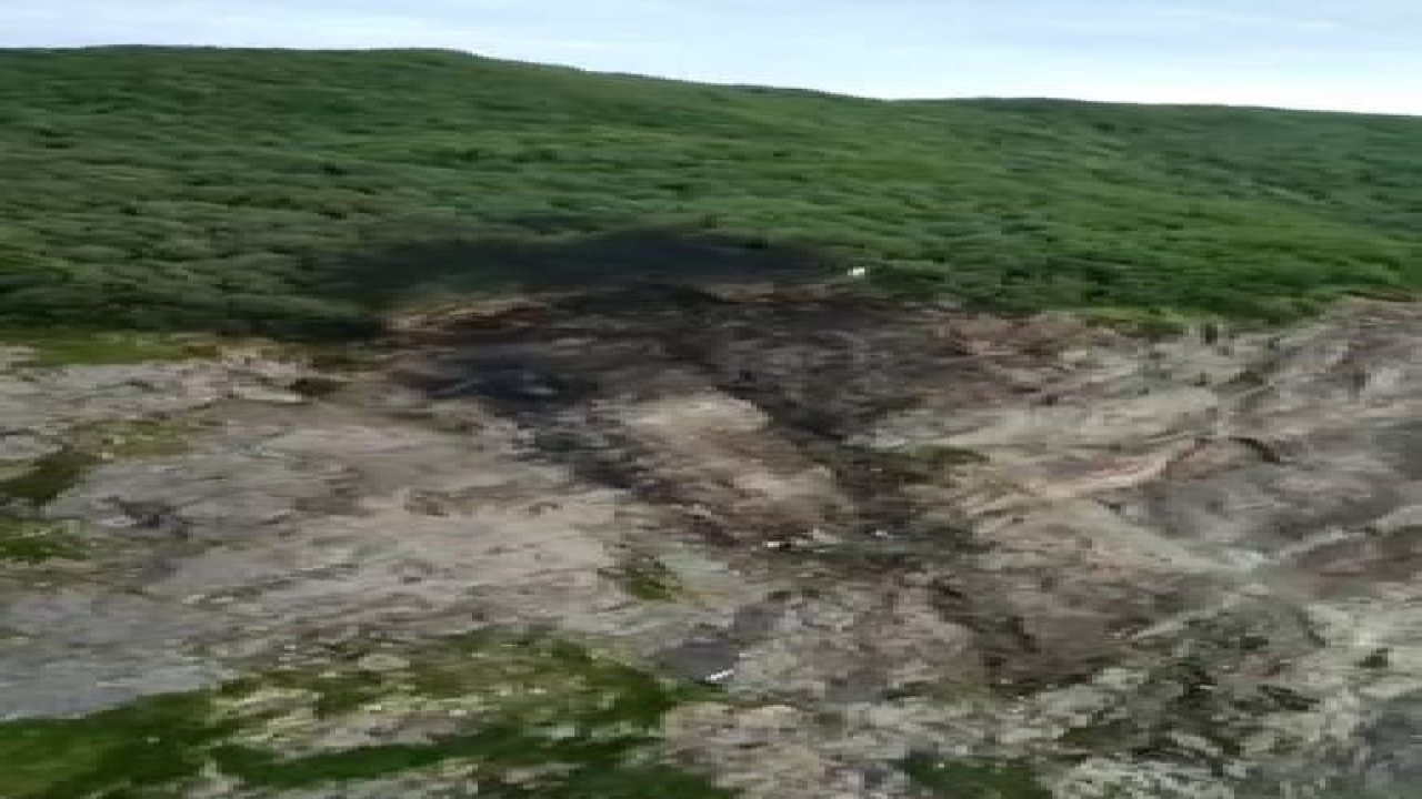 Rusya’da irtibatın kesildiği uçağın düştüğü bölge görüntülendi