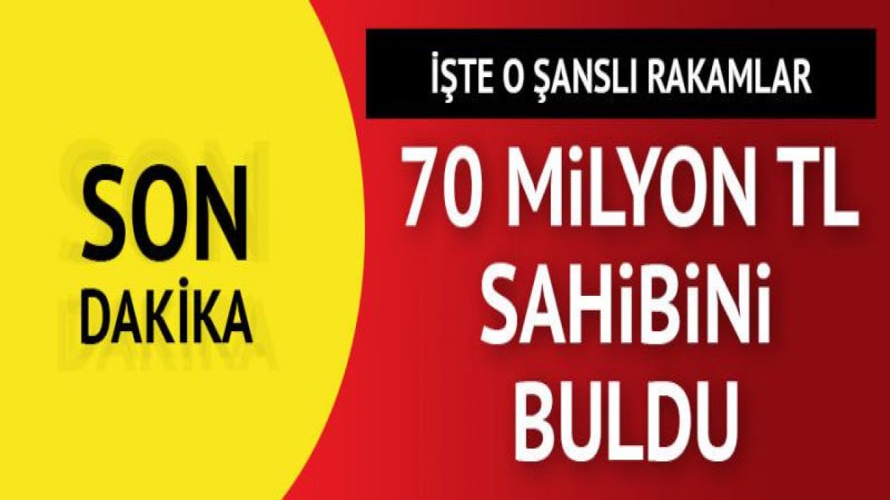 Milli Piyango sonuçları açıklandı.. 70 milyon sahibini buldu.. (Milli Piyango bilet sorgulama ekranı)