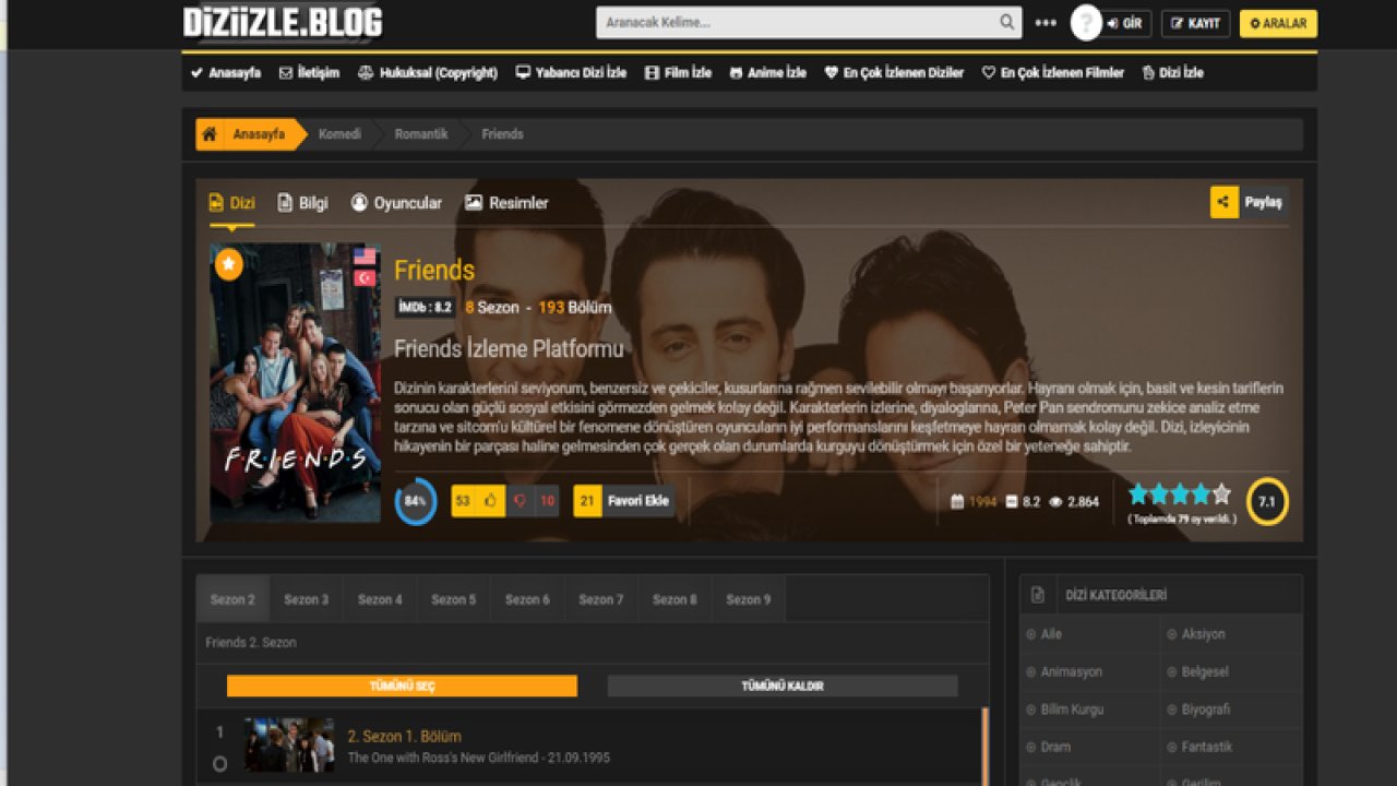 Friends İzleme Yeri