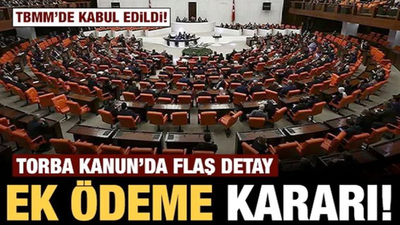 Ekonomiye ilişkin teklif Meclis'ten geçti