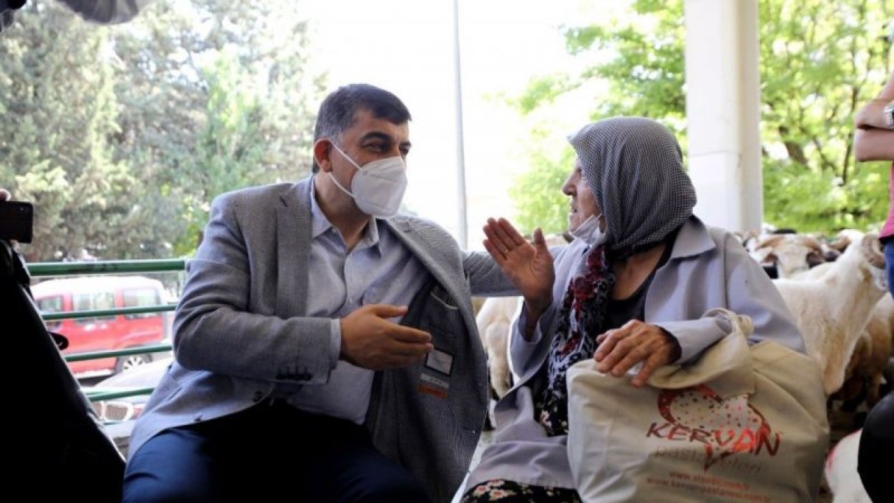 Fadıloğlu, kurban kesim yerlerini gezdi, vatandaşla bayramlaştı