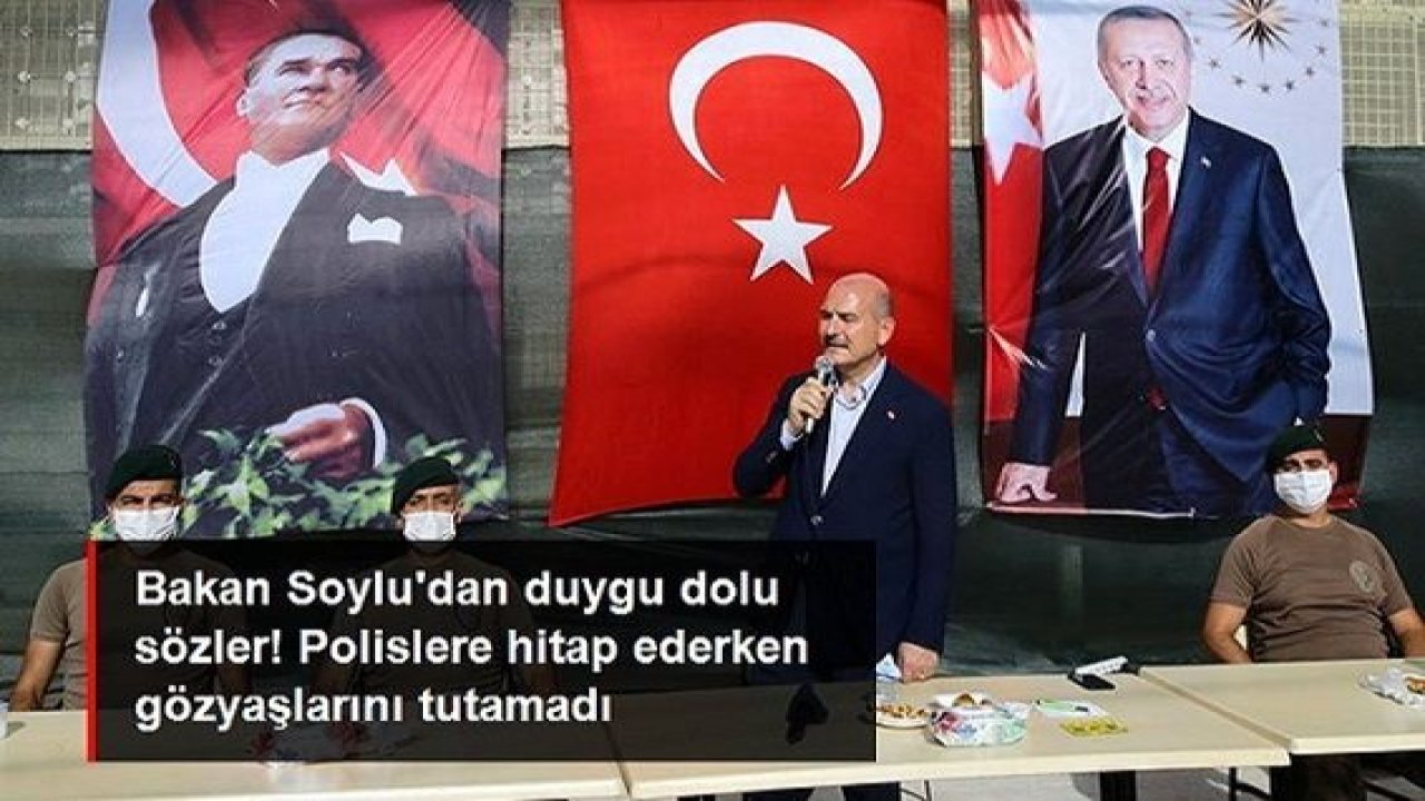 Video Haber: Zeytin Dalı bölgesindeki güvenlik güçleriyle bayramlaşan Bakan Soylu, gözyaşlarına hakim olamadı