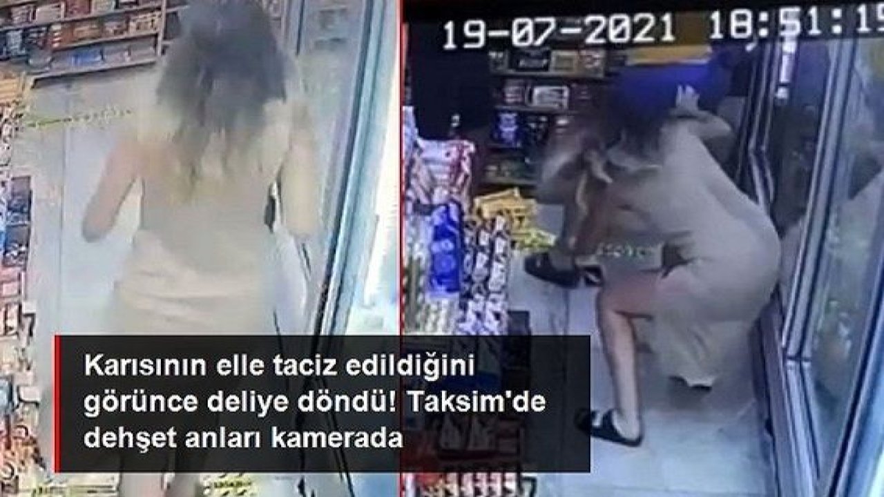 Video Haber: Karısının elle taciz edildiğini gören adam, öfkeden deliye döndü!