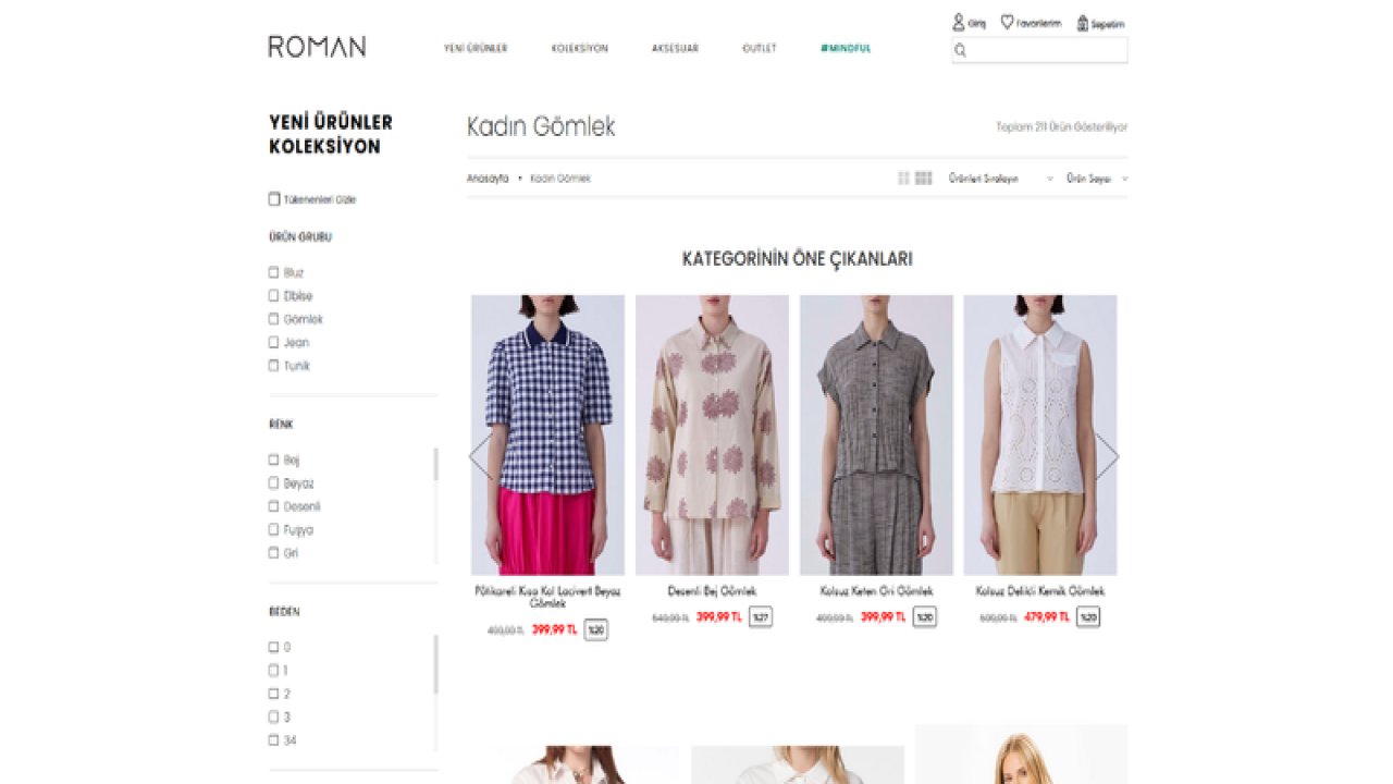 Bayan Gömlek Çeşitleri