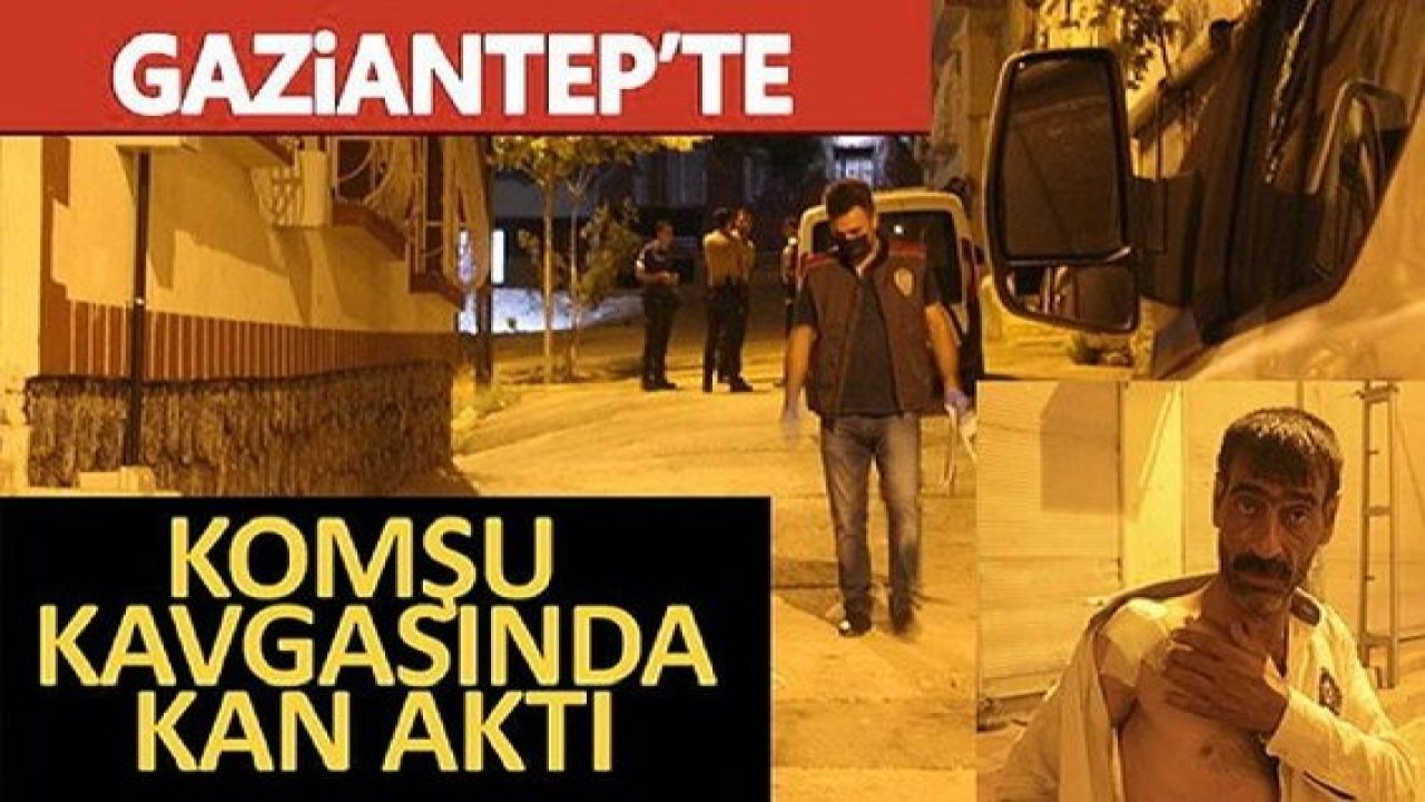Video Haber:Gaziantep'te  Komşu ailelerin kavgasında damda çay içen kişi yaralandı