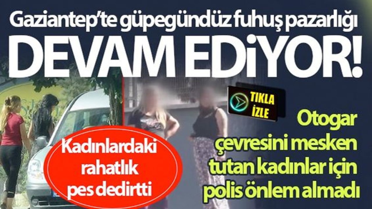 Son Dakika: Video Haber...Gaziantep’te güpegündüz fuhuş pazarlığı devam ediyor!