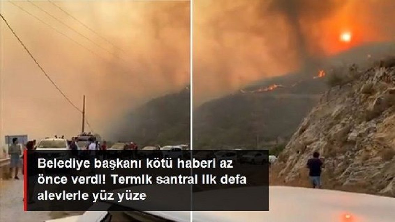 Son Dakika Haber: Video Haber...Dehşete Son Adım! Belediye Başkanı kötü haberi az önce verdi! Termik santral ilk defa alevlerle yüz yüze