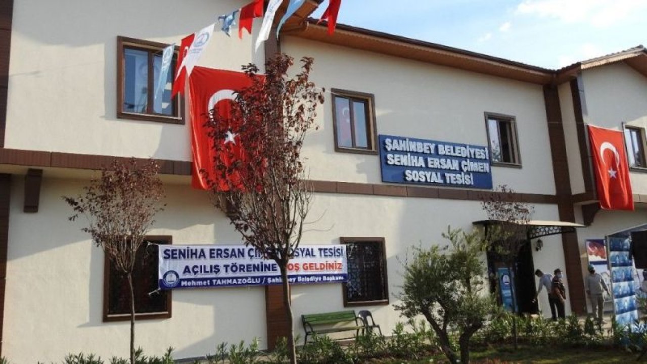 Şahinbey’de bir sosyal tesis daha hizmete açıldı