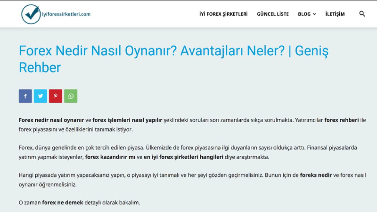 Forex Nedir Nasıl Oynanır? Hangi Avantajlar Sunuluyor?