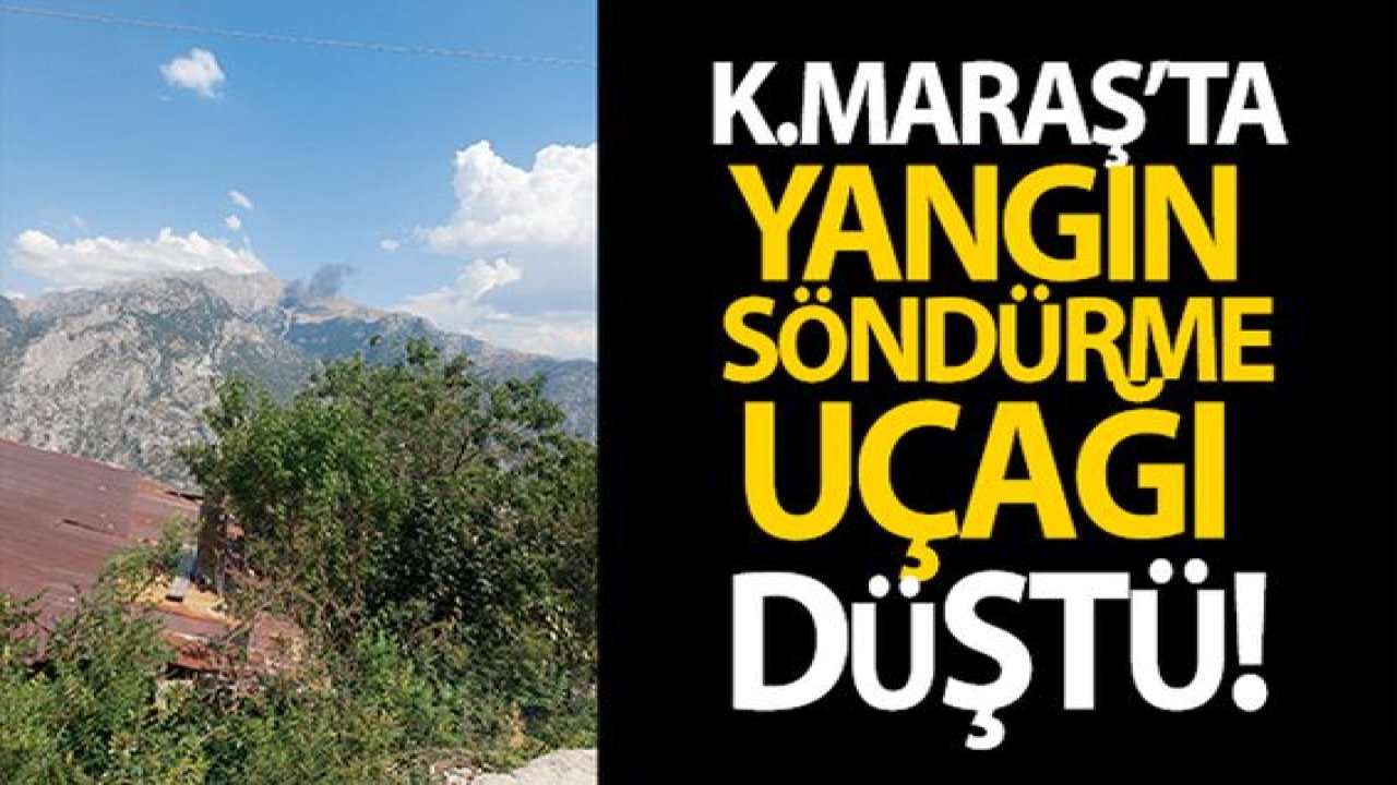 Son Dakika:Video Haber...Kahramanmaraş’ta yangın söndürme uçağı düştü, bölgeye ekipler sevk edildi