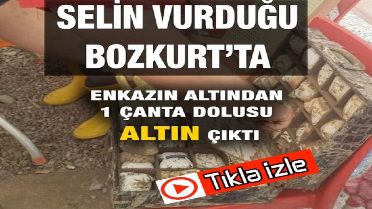 Video Haber: Selin vurduğu Bozkurt’ta Çantada Milyonluk Altın Bulundu!  Enkaz İçerisinde Milyonluk Altın Bulundu