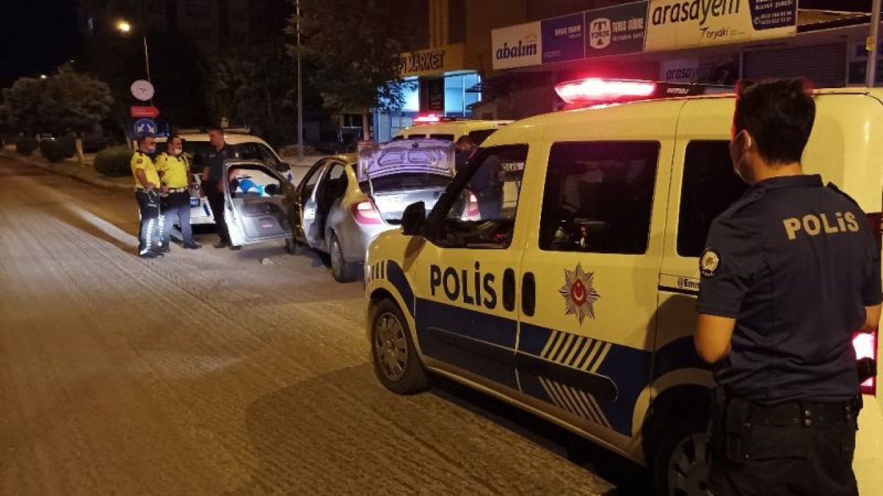 Video Haber...Polis ekiplerinin önünü kestiği araçtan uyuşturucu çıktı