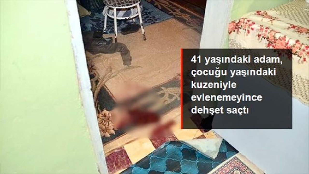 Son Dakika:Video Haber...Evlenmek istediği 16 yaşındaki kuzenini silahla vurdu: 1 ölü, 1 yaralı