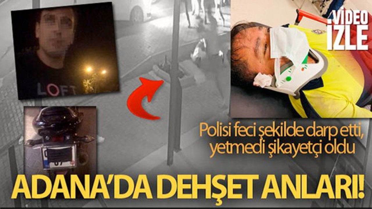 Son Dakika: Video Haber... Plakasını cerrahi maskeyle kapattı, trafik polisini kaskla yaralayıp böyle kaçtı