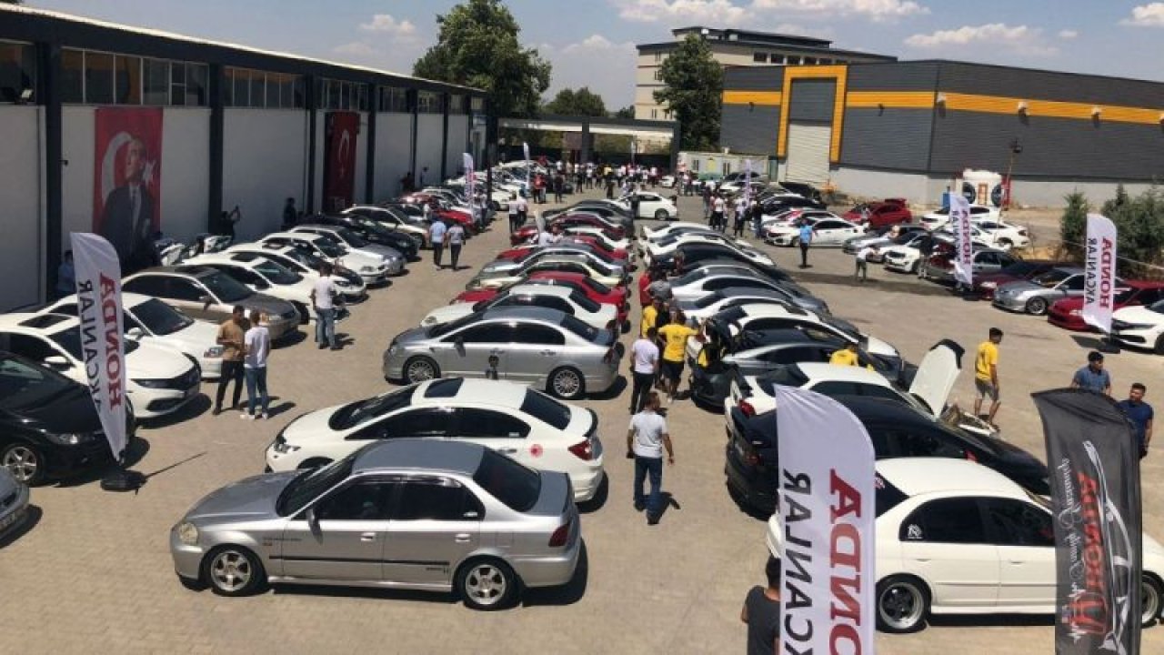 Honda tutkunları Gaziantep’te buluştu