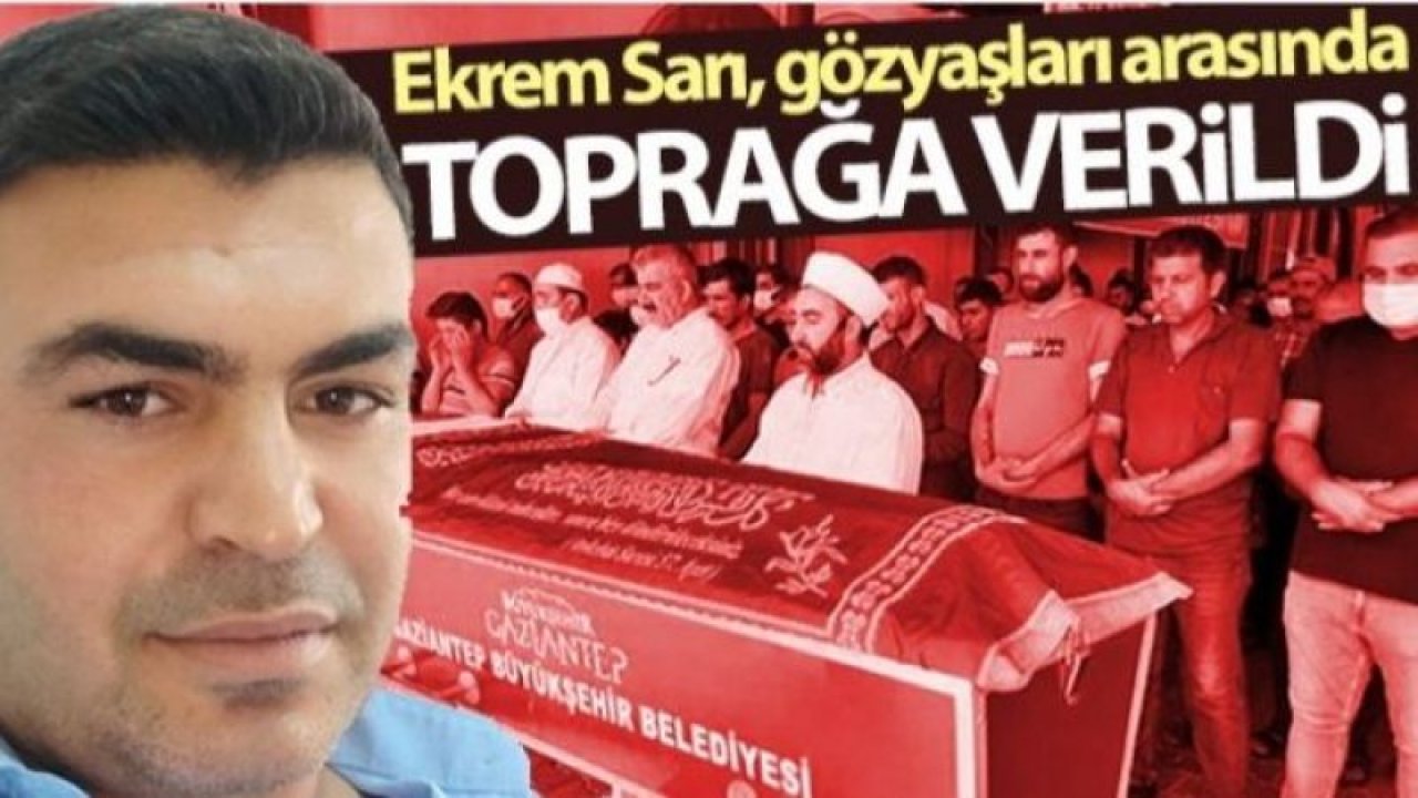 Gaziantep'te Kalbine Yenik Düşen Belediye Çalışanı Göz Yaşlarıyla Ųğurlandı