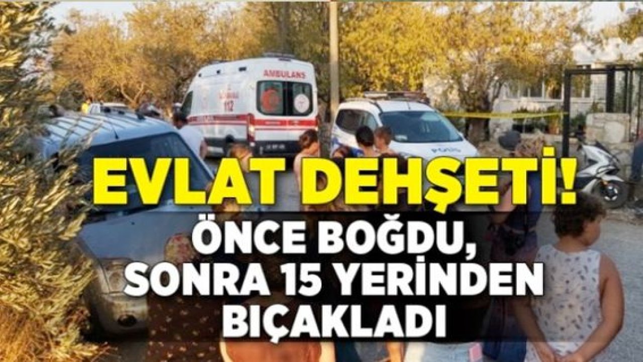 Son Dakika:Video Haber...Korkunç Cinayet...Annesini Önce Boğdu,Sonra 15 Kez Bıçakladı