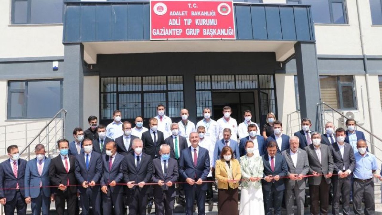 Adalet Bakanı Gül, Gaziantep Adli Tıp Grup Başkanlığının açılışını gerçekleştirdi