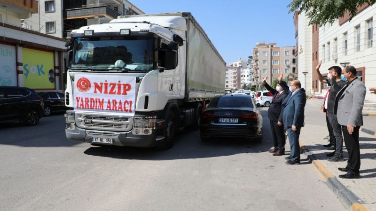 Gaziantep'ten Kastamonu'ya yardım tırı