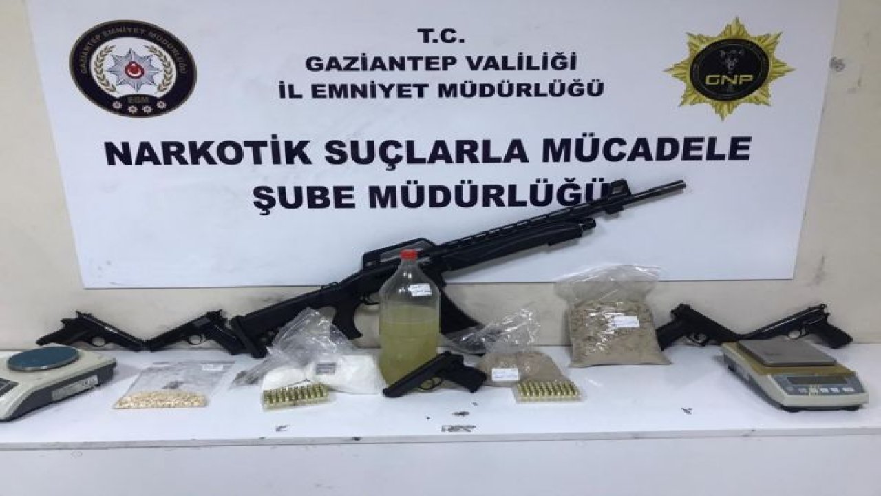 Gaziantep'te uyuşturucu operasyonu: 10 gözaltı