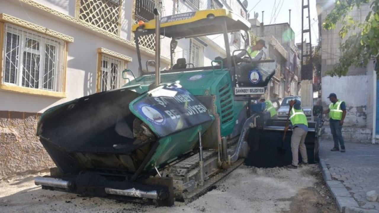 Şahinbey Belediyesi asfalt çalışmalarını sürdürüyor