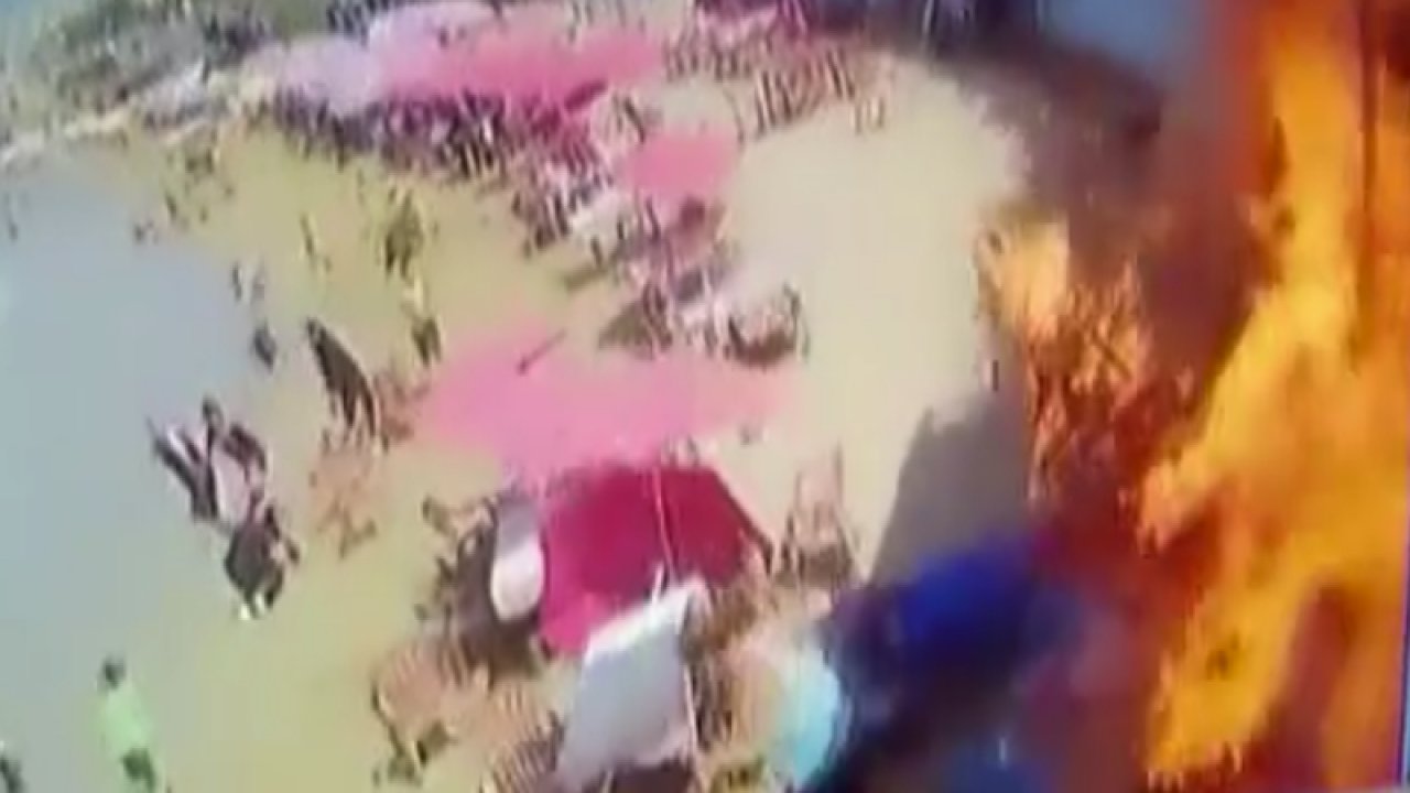 Lübnan’da plajda tüp patladı: 7 yaralı