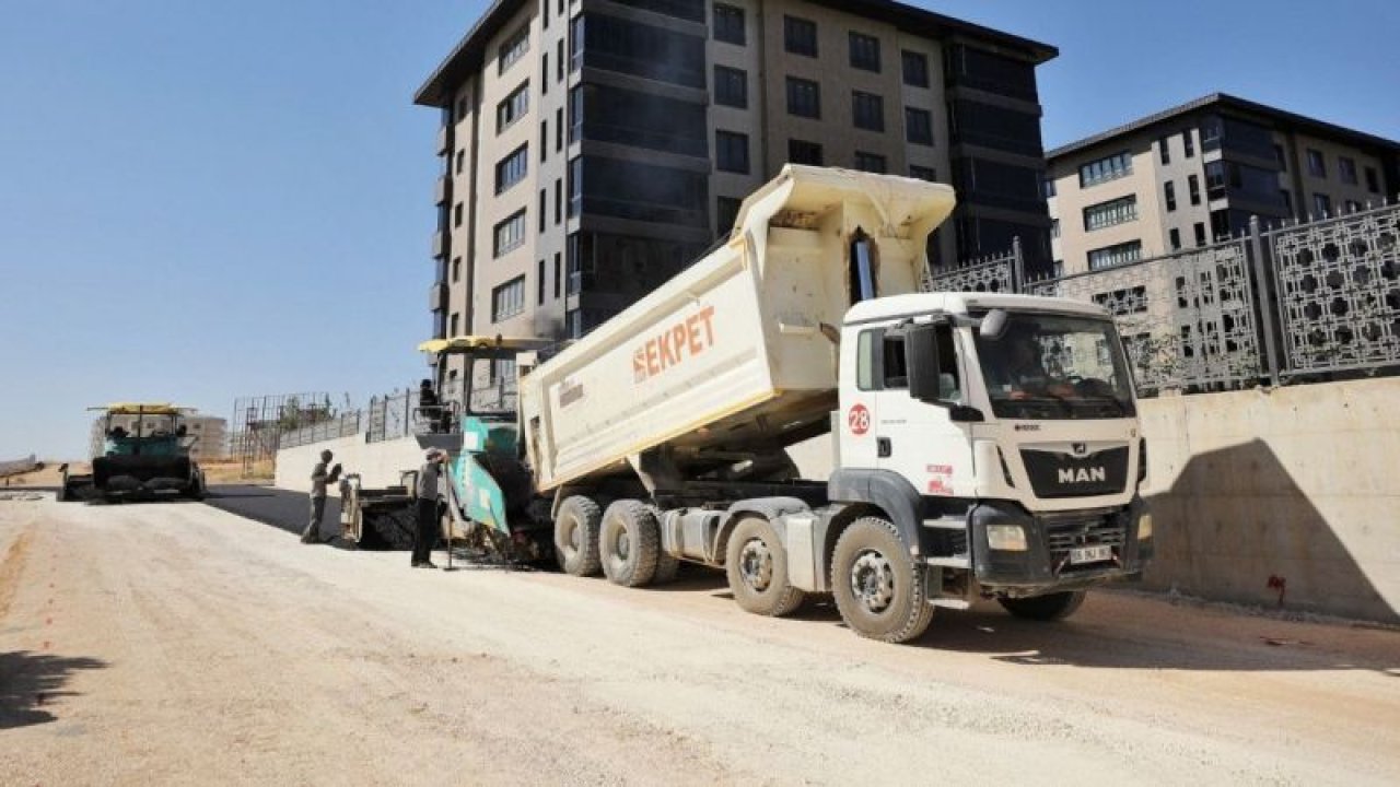 Şehitkamil'den asfalt çalışmaları